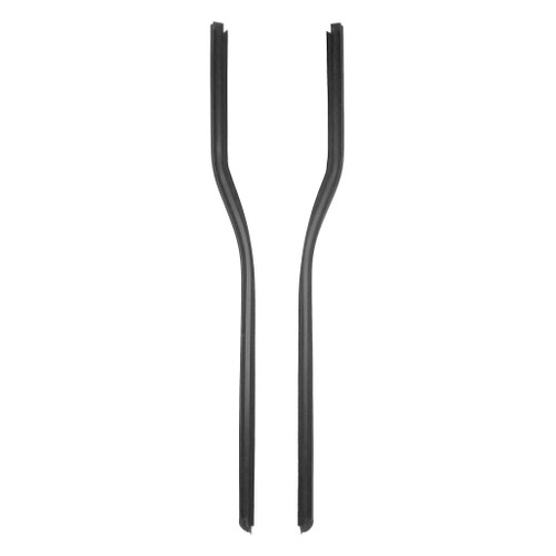 Window Sweeps Felt Kit Belt Line Weatherstrip for Ford - Front Outer Left and Front Outer Right