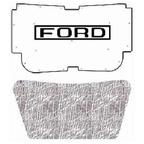 Premium Hood Insulation Pad Heat Shield | Ford F-150 1973-79, AcoustiShield & ABS Materials, Ultimate Sound & Heat Insulation