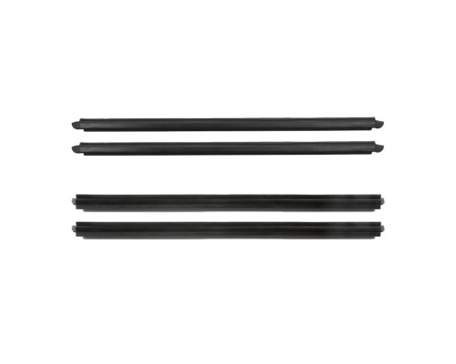 Window Sweeps Felt Kit Belt Line Weatherstrip for 1997-01 Jeep Cherokee Front Inner & Outer 4pcs - Premium Quality OEM Grade