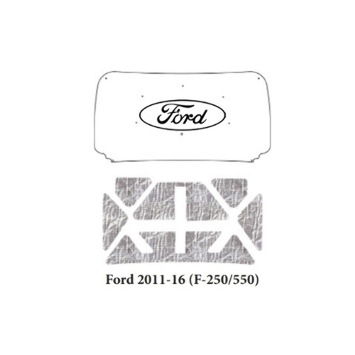 Premium Hood Insulation Pad Heat Shield for Ford F-250 - Ultimate Sound & Heat Insulation, ABS Material, Easy Installation.