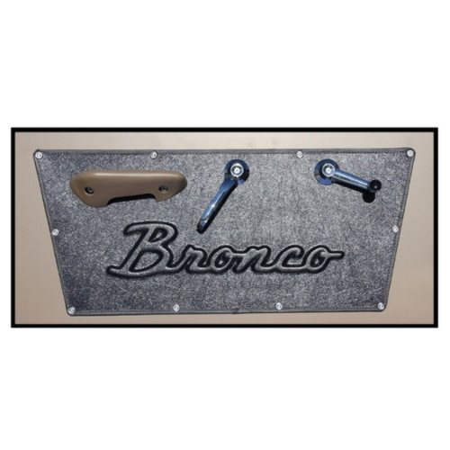 Door Panel for 1968-1977 Ford Bronco Pair F-031 Bronco Script