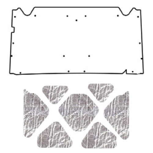 Premium Hood Insulation Pad Heat Shield for Jeep Grand Cherokee ZJ, Ultimate Sound & Heat Insulation Solution