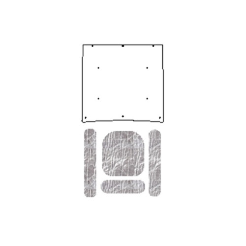Premium Hood Insulation Pad Heat Shield for 1967-68 Mercury Cougar - Ultimate Sound & Heat Insulation, ABS Material,