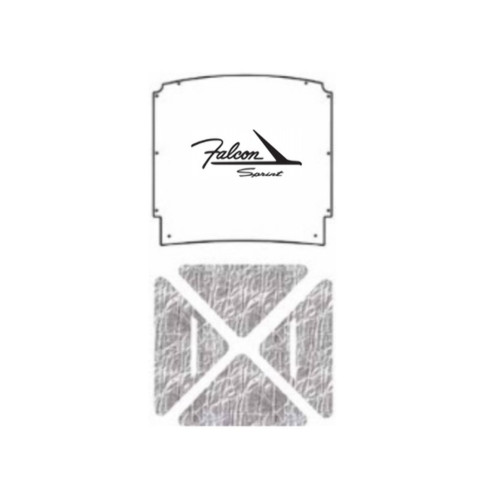 Premium Hood Insulation Pad Heat Shield for Ford Falcon 1964-65 | Ultimate Sound & Heat Insulation, Easy Installation.