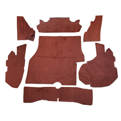 Trunk Mat for 1981-1988 Chevrolet Monte Carlo Kit with Boards Cutpile, Molded Style, OEM Quality, Complete Vehicle Coverage