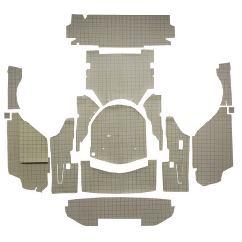 Trunk mat for 1958 Ford Skyliner Retractable Hardtop, Die Cut style, US-made, replicates OEM quality.