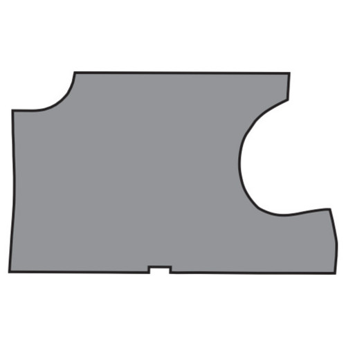 Trunk mat for 1968-1970 Chevrolet Impala 2DR Convertible in Carpet with Pad, fits perfectly for a classic car interior.