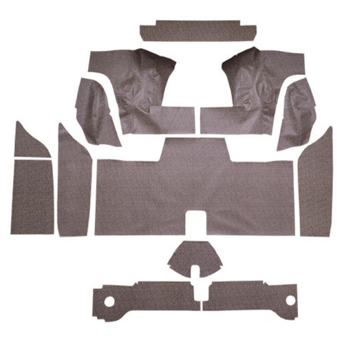 Trunk mat for 1961-1963 Ford Thunderbird Hardtop, Die Cut style, replicating OEM quality, made in the USA.