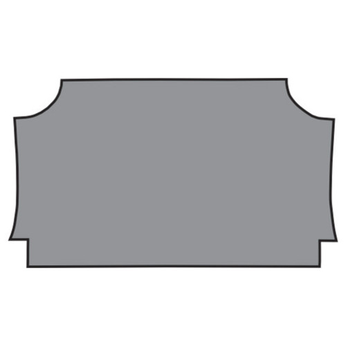 Trunk mat for 1965 Chevrolet Impala 2DR Coupe in Carpet with Pad Loop, designed for complete vehicle coverage.