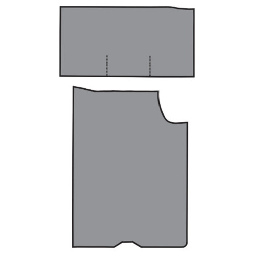 Trunk Mat for Classic Car Trunk, Noise-Reducing Rubber Material, Easy to Clean, Protects Trunk Floor, Fits Various Models