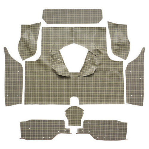 Trunk Mat for 1958-1960 Ford Thunderbird Hardtop, Die Cut Style, OEM Quality, Complete Area Coverage, Made in USA.