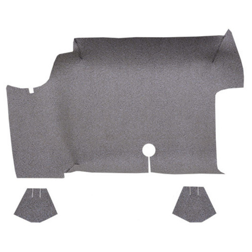 Trunk Mat for Classic Ford Mustang Convertible, Automotive-Grade Fleece Carpet Kit, Easy Installation, Made in USA