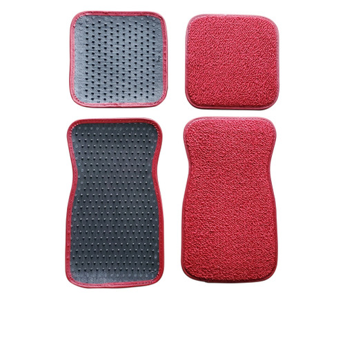 Floor Mats for 1987-1991 Pontiac Bonneville (FM104F FM18R) Cutpile 4Pc