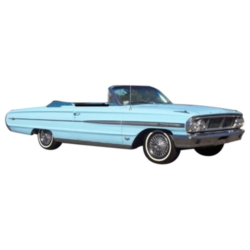 Window Sweeps Weatherstrip for 1964 Ford Galaxie Black Front Rear Left Right