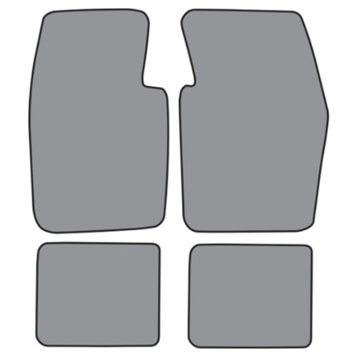 Floor Mats for 1974-1976 Dodge Dart (FM692F FM18R) Cutpile 4Pc