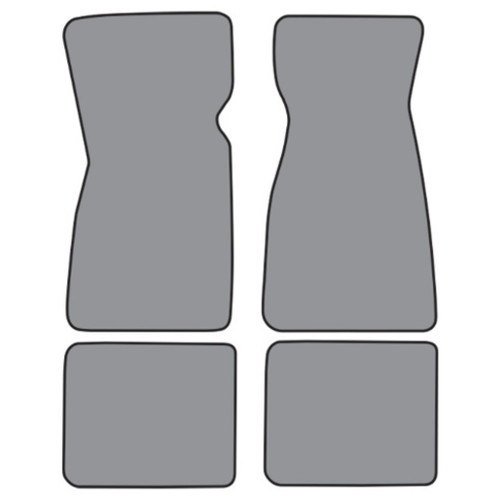 Floor Mats for 1971-1973 Chevrolet Vega (GM262F FM18R) Loop 4Pc