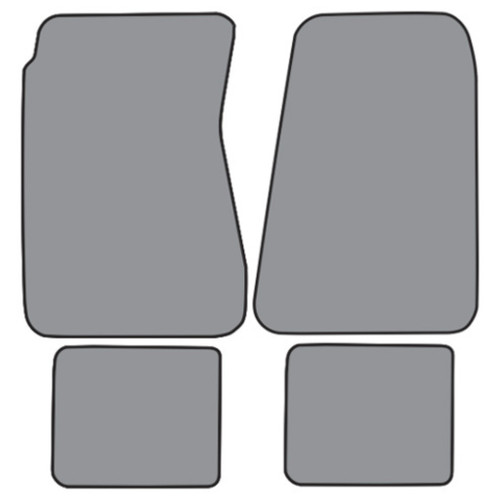 Floor Mats for 1968-1972 Chevrolet Chevelle Concours 4DR Wagon 4pc (FM116F FM18R)