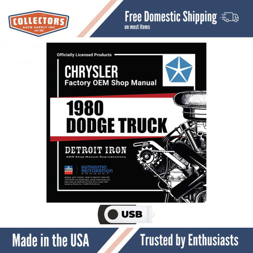 Digital Shop Manual and Resources for 1980 Dodge Truck