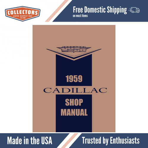Service Manual for 1959 Cadillac