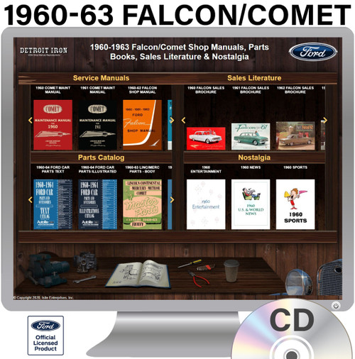 Digital Shop Manual and Resources for 1960-1963 Falcon, Comet