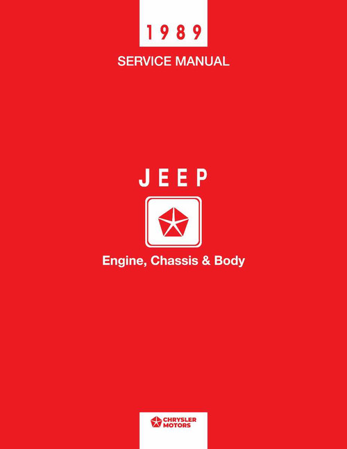 Service Manual for 1989 Jeep (4 Vol)