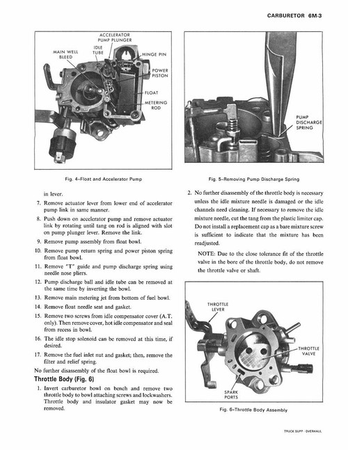 Service Manual for 1976 GMC Truck Overhaul