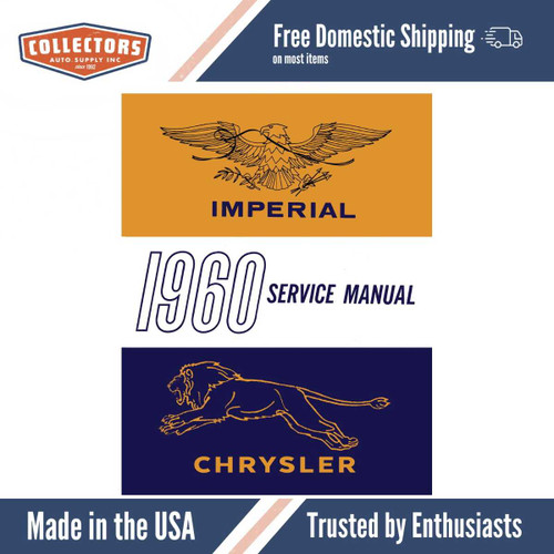 Service Manual for 1960 Chrysler Imperial