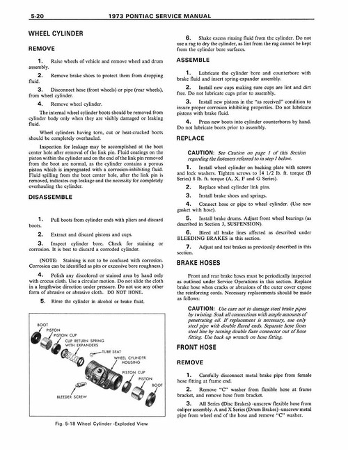 Service Manual for 1973 Pontiac