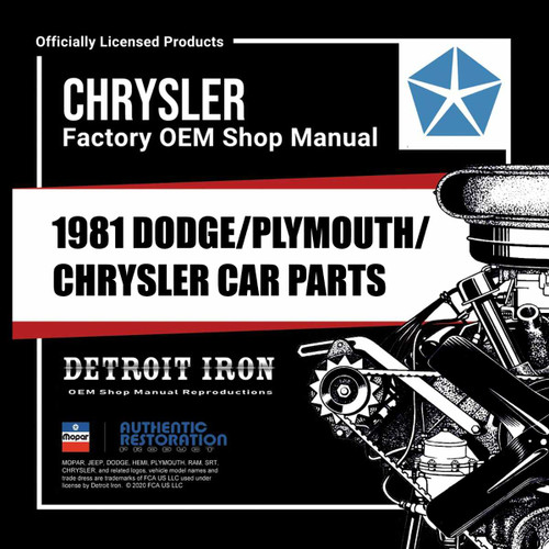 Digital Parts Manual for 1981 Dodge, Plymouth, Chrysler