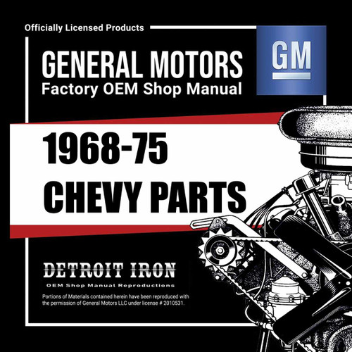 Digital Parts Manual for 1968-1975 Chevrolet