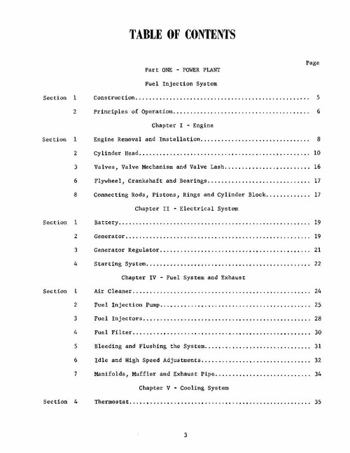 Service Manual for 1958 Ford Tractor 801-D and 901-D Diesel