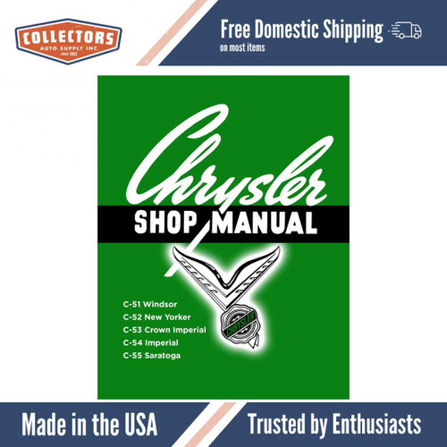 Service Manual for 1951-1952 Chrysler