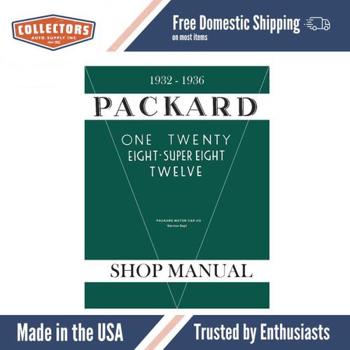 Service Manual for 1932-1936 Packard 128
