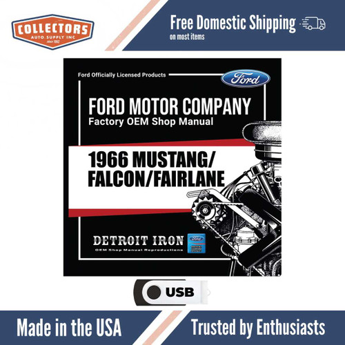 Digital Shop Manual and Resources for 1966 Mustang, Falcon, Fairlane