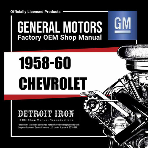 Digital Shop Manual and Resources for 1958-1960 Chevrolet and Corvette