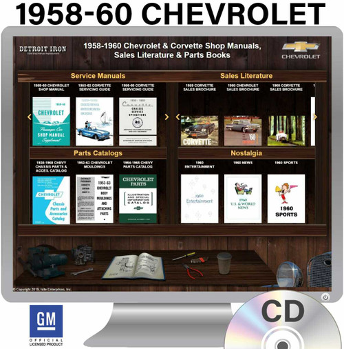Digital Shop Manual and Resources for 1958-1960 Chevrolet and Corvette
