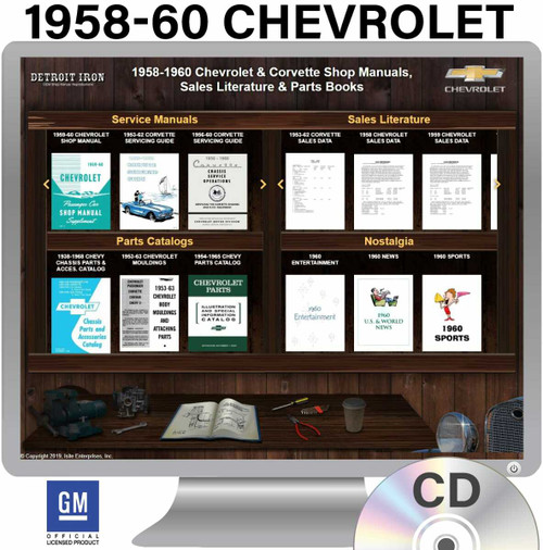 Digital Shop Manual and Resources for 1958-1960 Chevrolet and Corvette