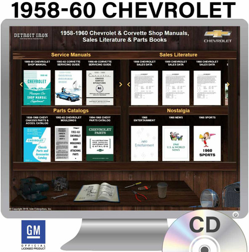 Digital Shop Manual and Resources for 1958-1960 Chevrolet and Corvette