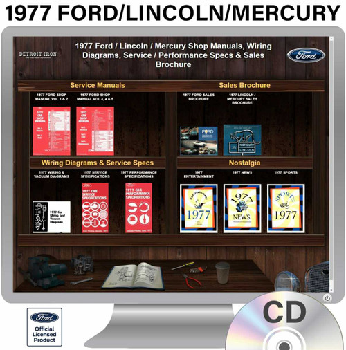Digital Shop Manual and Resources for 1977 Ford Lincoln Mercury