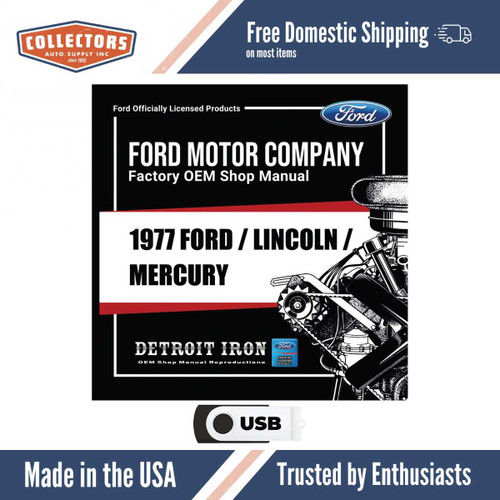 Digital Shop Manual and Resources for 1977 Ford Lincoln Mercury