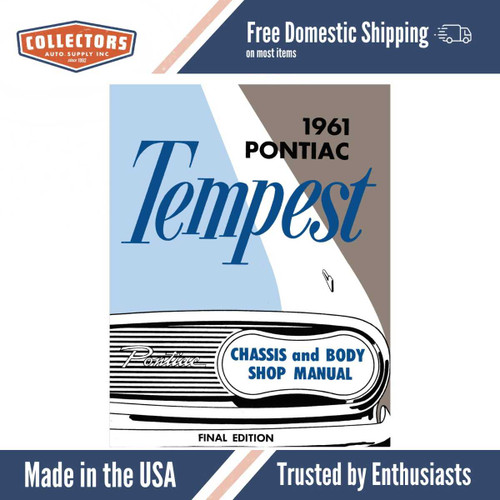 Service Manual for 1961 Pontiac Tempest