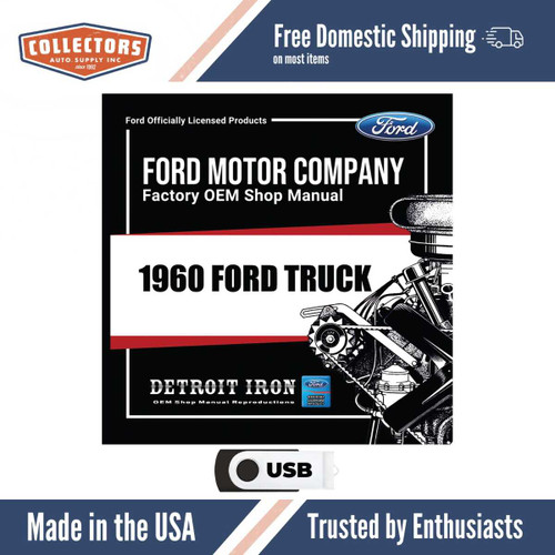 Digital Shop Manual and Resources for 1960 Ford Truck