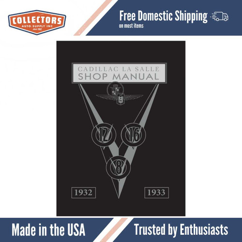 Service Manual for 1932-1933 Cadillac LaSalle