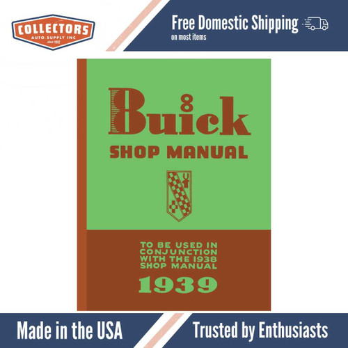 Service Manual for 1939 Buick