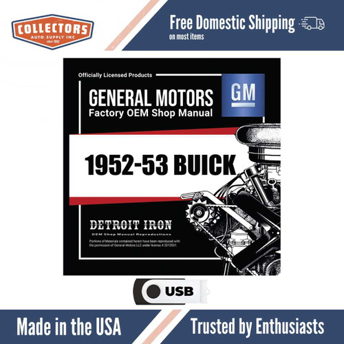 Digital Shop Manual and Resources for 1952-1953 Buick