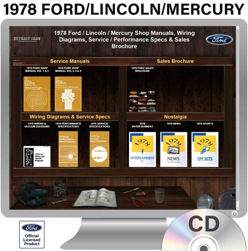 Digital Shop Manual and Resources for 1978 Ford Lincoln Mercury