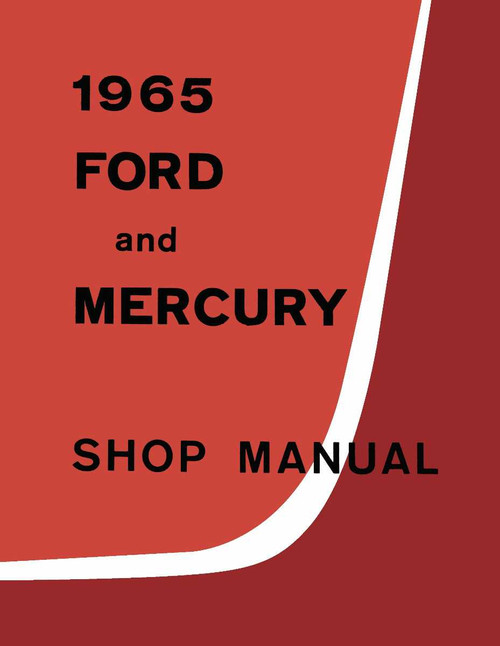 Service Manual for 1965 Ford, Mercury