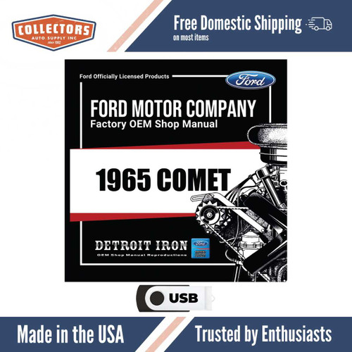 Digital Shop Manual and Resources for 1965 Mercury Comet