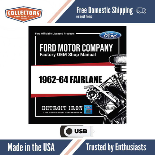 Digital Shop Manual and Resources for 1962-1964 Fairlane