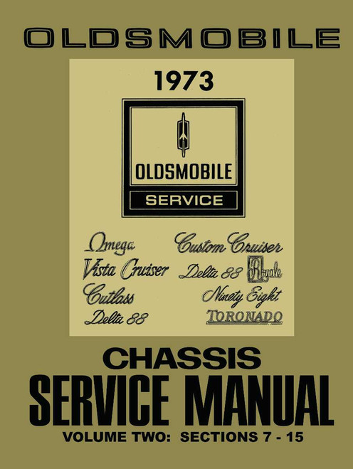 Service Manual for 1973 Oldsmobile
